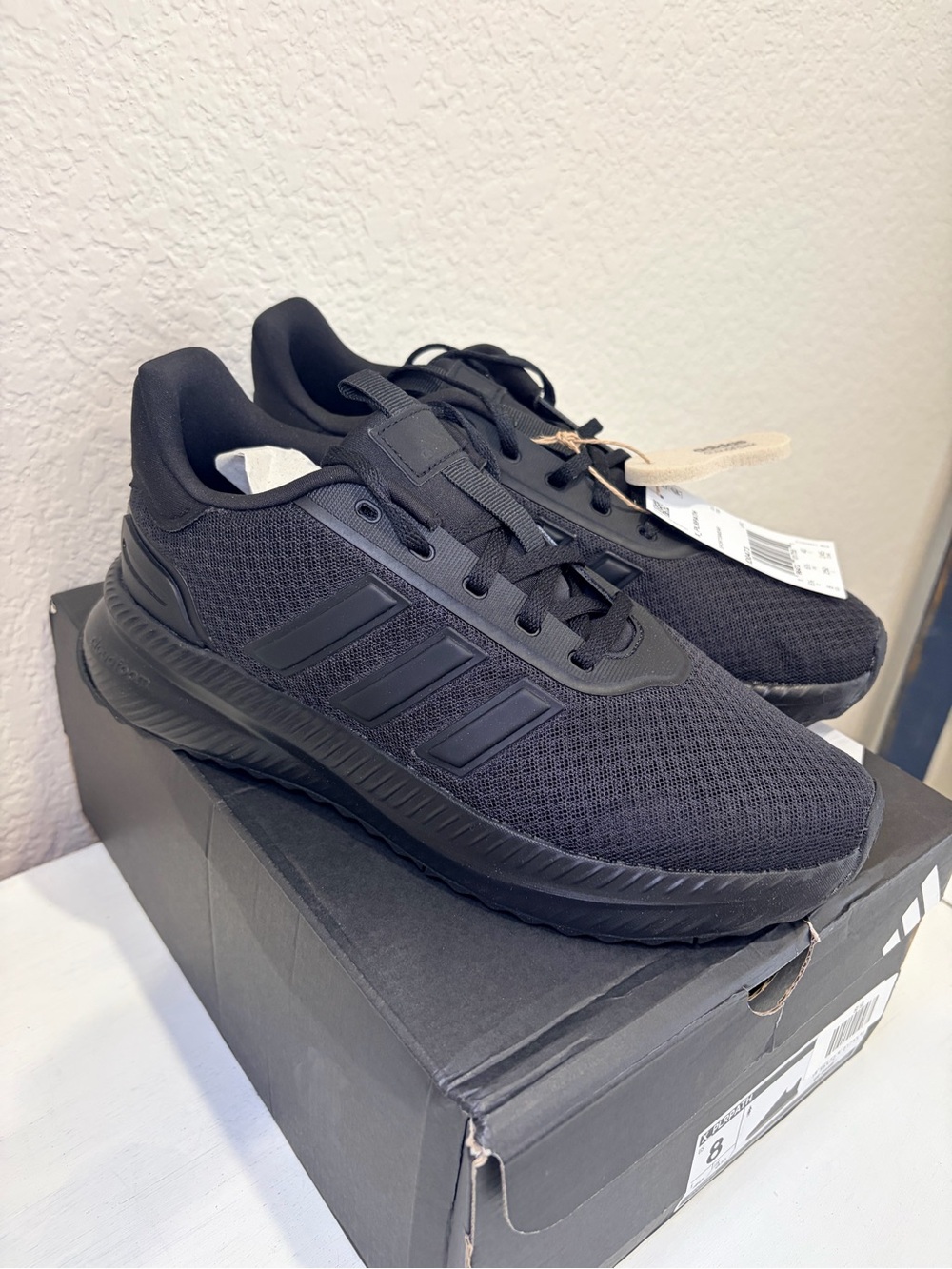 Women’s 8 adidas X_PLRPATH triple black sneaker new in box
